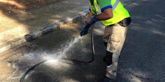 Limpieza preventiva del alcantarillado en Montepríncipe Limpieza preventiva del alcantarillado en Montepríncipe