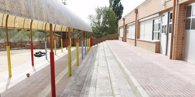 A punto de finalizar la obras de mejora y acondicionamiento de los colegios de Boadilla