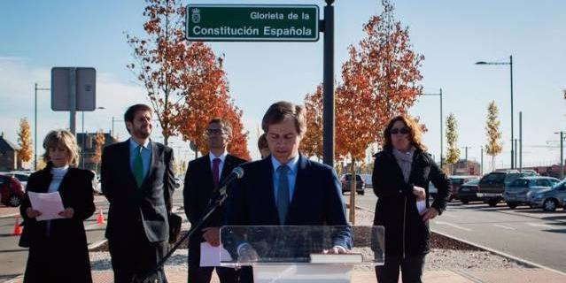 Homenaje a la Constitución Española en Boadilla del Monte