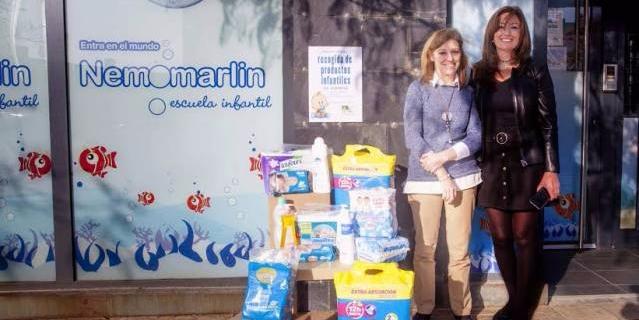 Campaña solidaria de recogida de productos infantiles en Boadilla