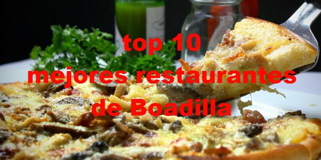 Los 10 mejores restaurantes de Boadilla del Monte 