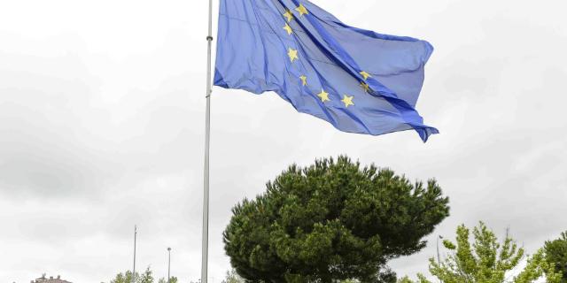 La bandera europea ondeó en Boadilla