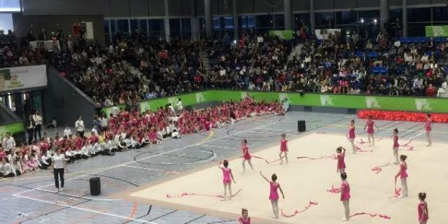 Gran exhibición del Club Rítmica de Boadilla