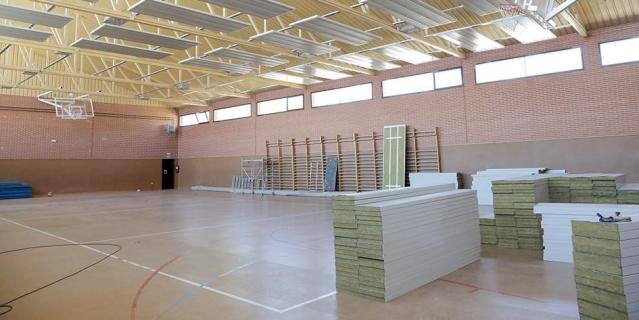 Boadilla realiza obras en el CEIP Ágora como la insonorización del gimnasio