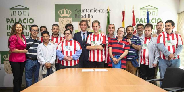 El Atlético Boadilla para personas con diversidad funcional asciende a Primera División