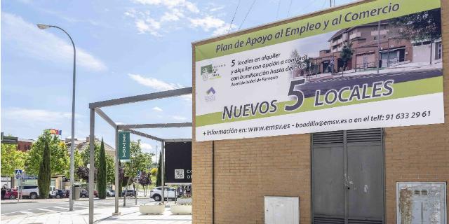 Cinco locales comerciales para apoyar el comercio y el emprendimiento en Boadilla