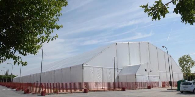 La carpa del Recinto Ferial amplía su capacidad La carpa del Recinto Ferial amplía su capacidad