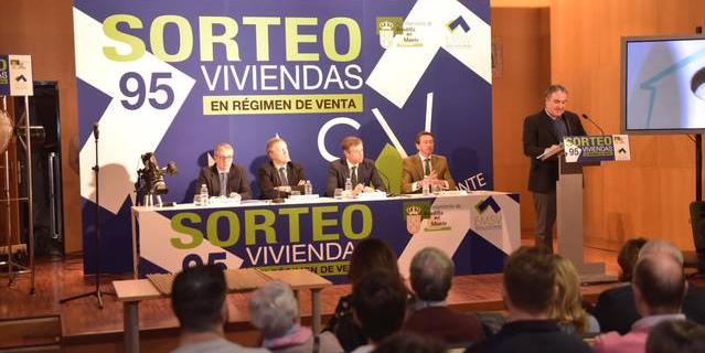 Adjudicadas por sorteo 91 viviendas de protección pública en régimen de venta en la zona de Valenoso