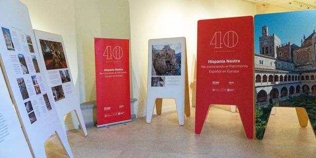 El Palacio acoge la exposición de Hispania Nostra El Palacio acoge la exposición de Hispania Nostra