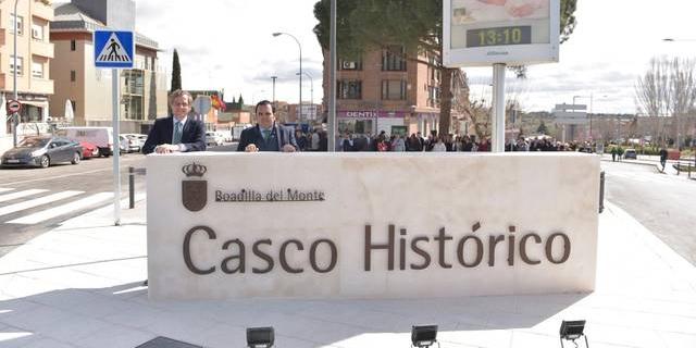 La primera fase de rehabilitación del casco urbano de Boadilla concluirá este mes La primera fase de rehabilitación del casco urbano de Boadilla concluirá este mes