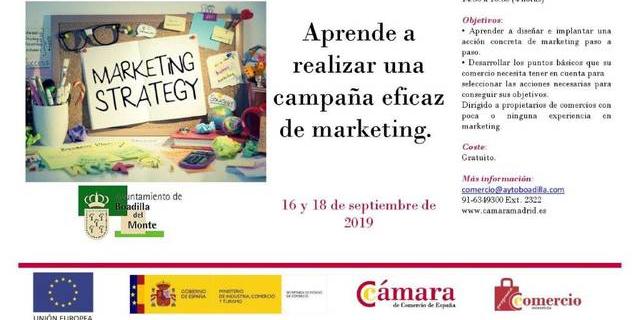 La Cámara de Comercio de Madrid ofrecerá formación a los comerciantes de Boadilla La Cámara de Comercio de Madrid ofrecerá formación a los comerciantes de Boadilla