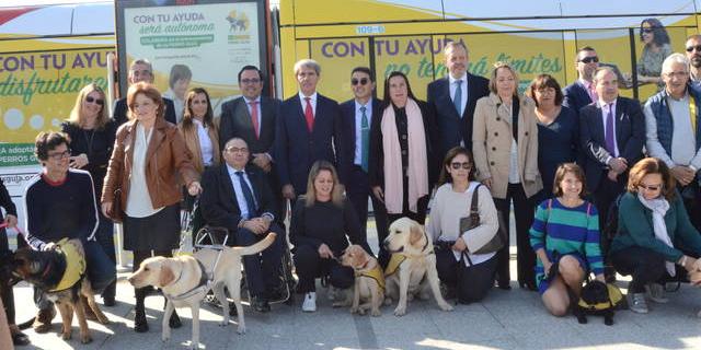 Once y Metro Ligero colaboran para concienciar sobre el acceso de los perros guía al transporte Once y Metro Ligero colaboran para concienciar sobre el acceso de los perros guía al transporte