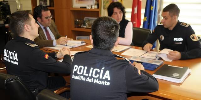 La Policía de Boadilla incrementó su presencia en las calles durante el 2019