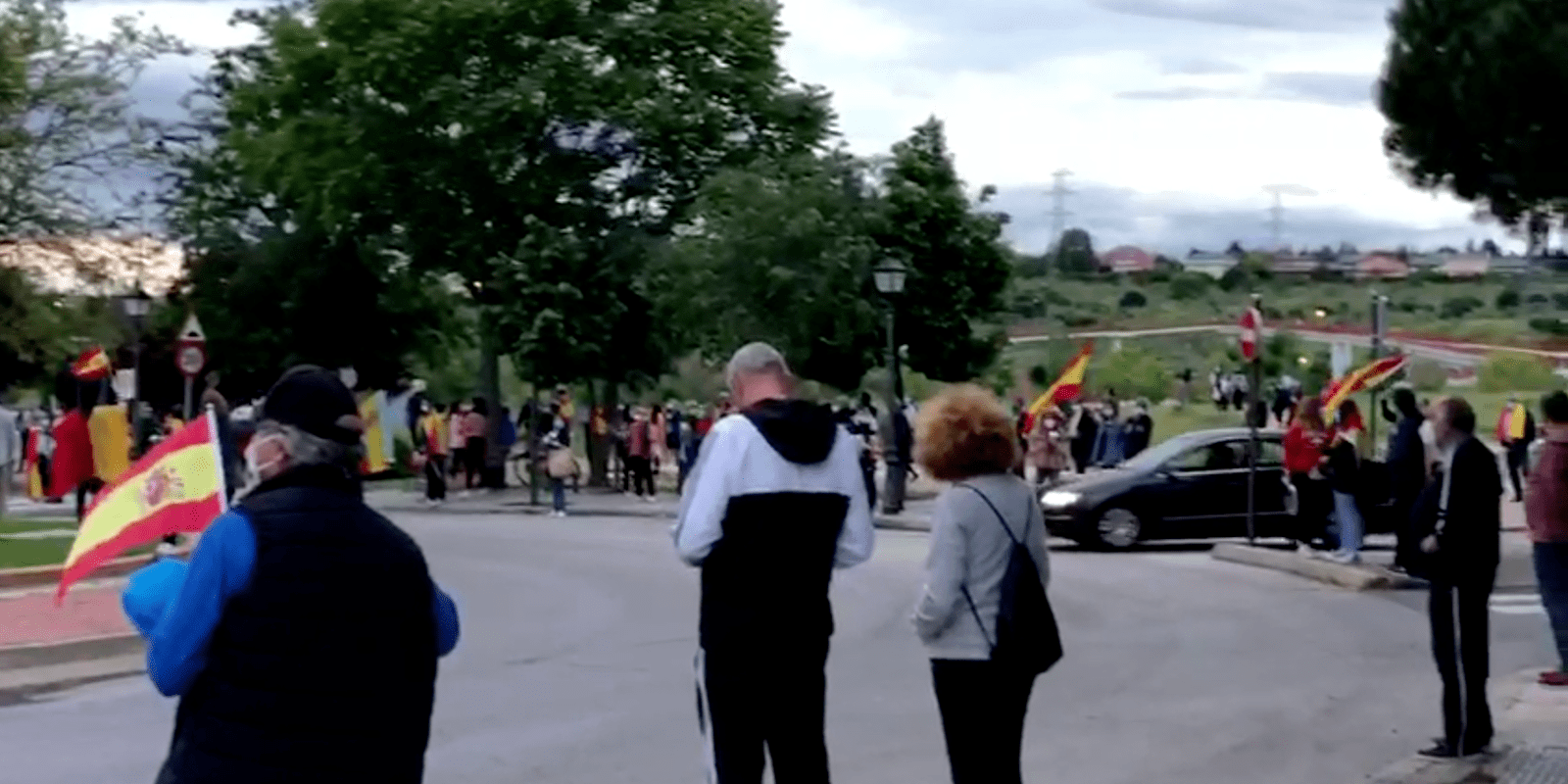 Las protestas contra Pedro Sánchez por su gestión del COVID-19 alcanzan a Boadilla