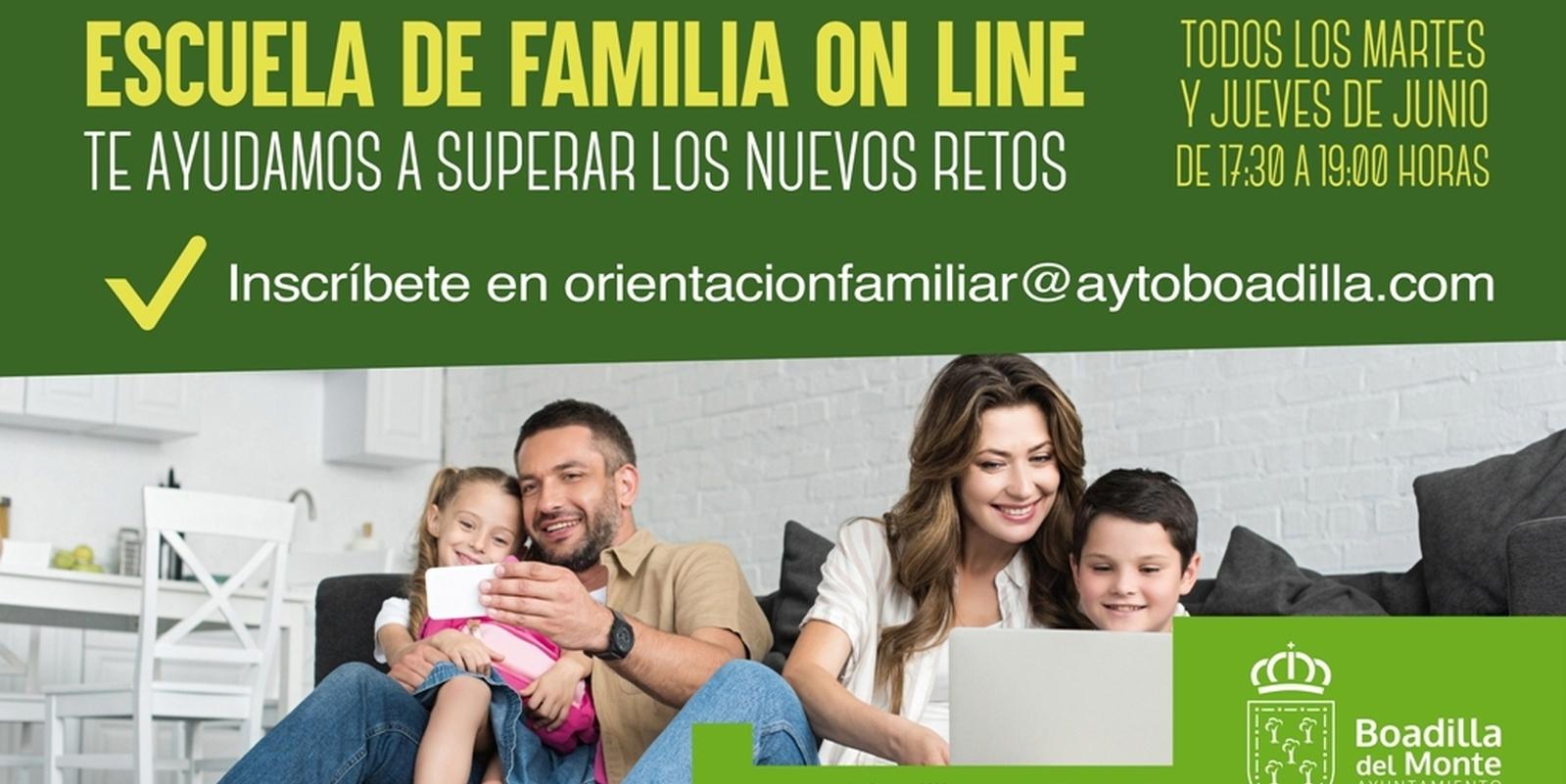 Escuela de Familia online en Boadilla: Talleres para educar y relacionarnos con los hijos