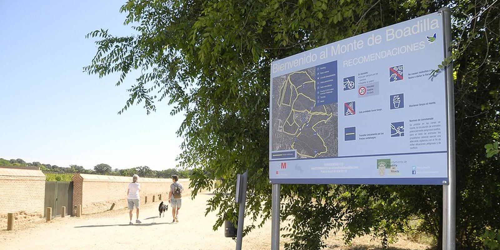 El Ayuntamiento recuerda las normas de acceso al Monte de Boadilla