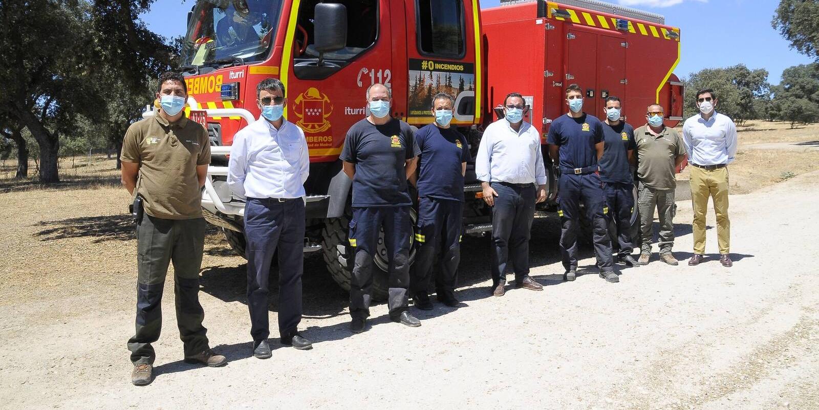 Los bomberos forestales de la Comunidad de Madrid protegerán el Monte de Boadilla de incendios