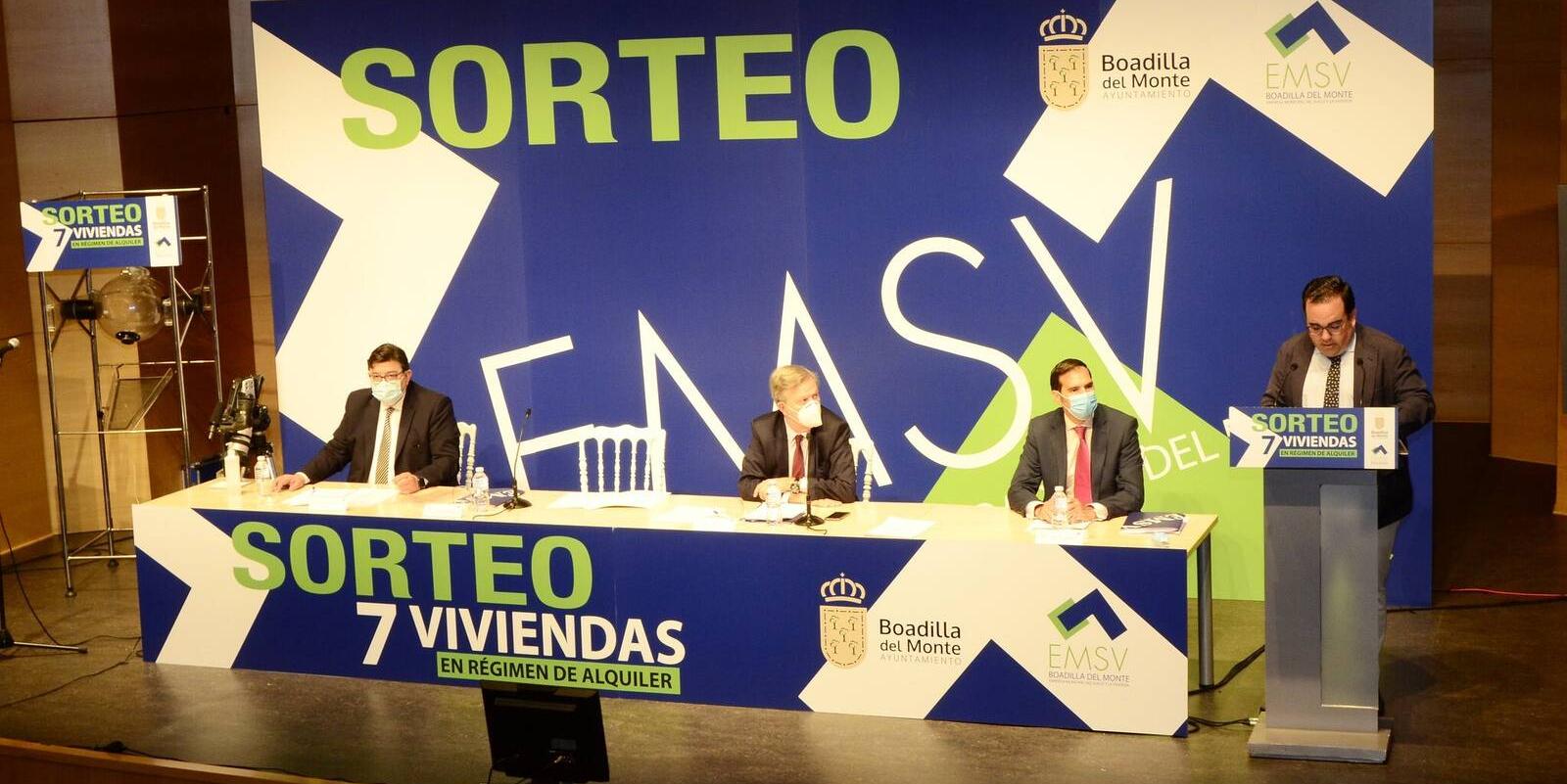 La EMSV adjudica por sorteo siete viviendas de alquiler en Boadilla La EMSV adjudica por sorteo siete viviendas de alquiler en Boadilla
