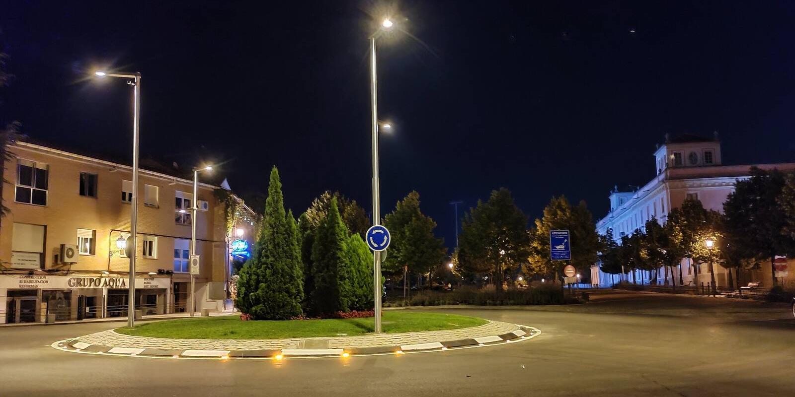 Mejoras en el alumbrado de la glorieta de la calle Mártires