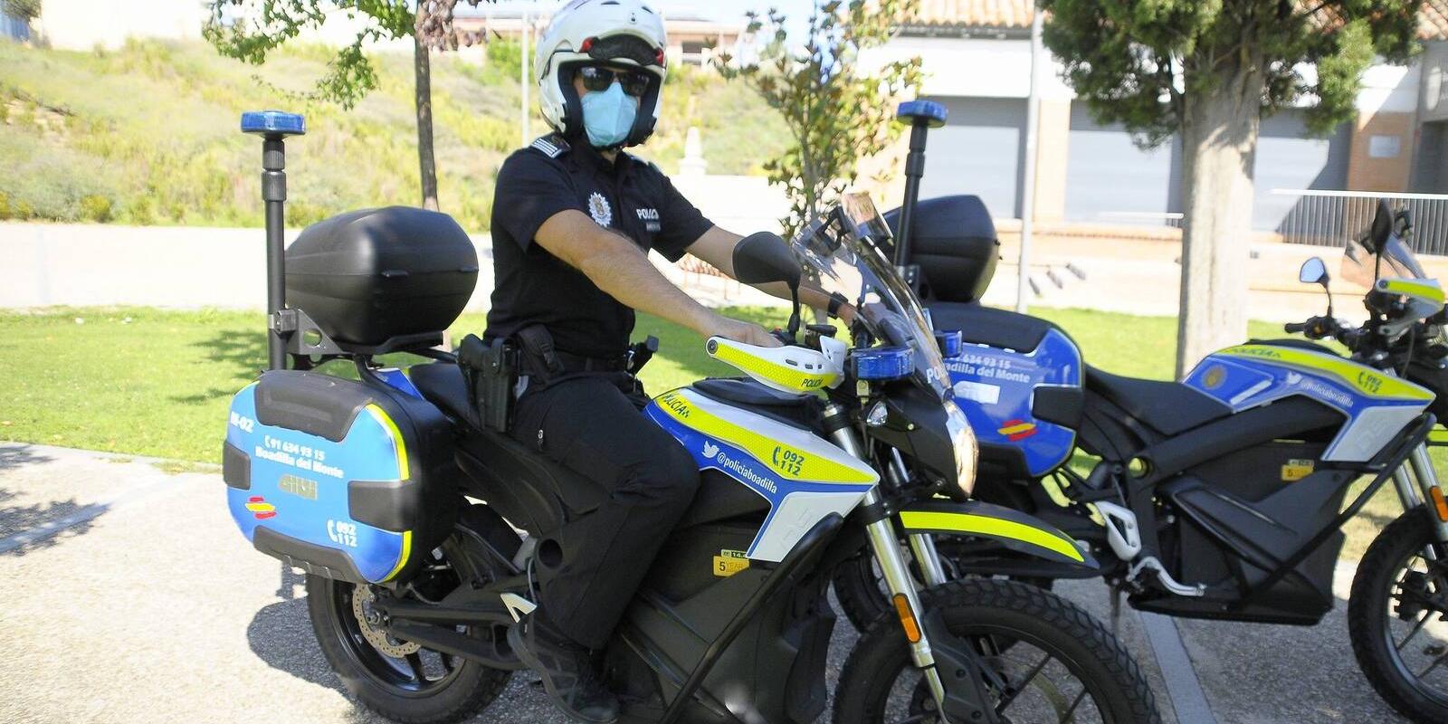 Dos nuevas motos eléctricas para patrullar en zonas verdes de Boadilla
