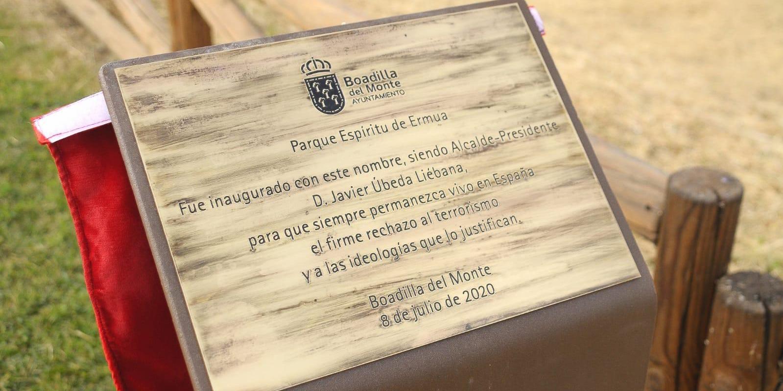 Ortega Lara rechazó contar con un espacio con su nombre en Boadilla Ortega Lara rechazó contar con un espacio con su nombre en Boadilla