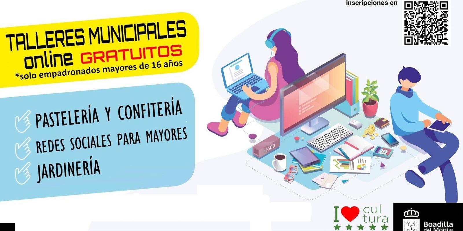 Nuevos talleres online sobre cocina, jardinería y redes sociales en Boadilla Nuevos talleres online sobre cocina, jardinería y redes sociales en Boadilla