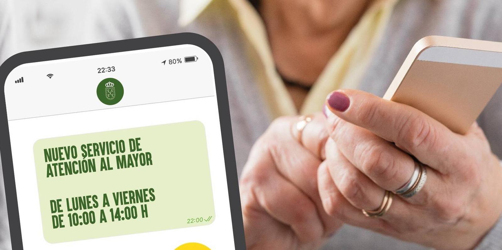 Nuevo servicio de atención al mayor a través de Whatsapp en Boadilla del Monte