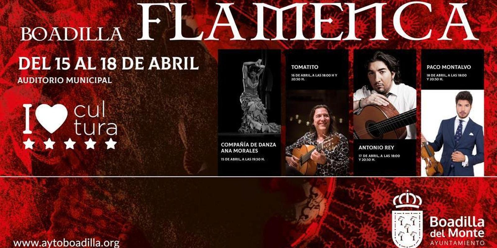Grandes figuras se dan cita en el II Festival de Flamenco de Boadilla del Monte