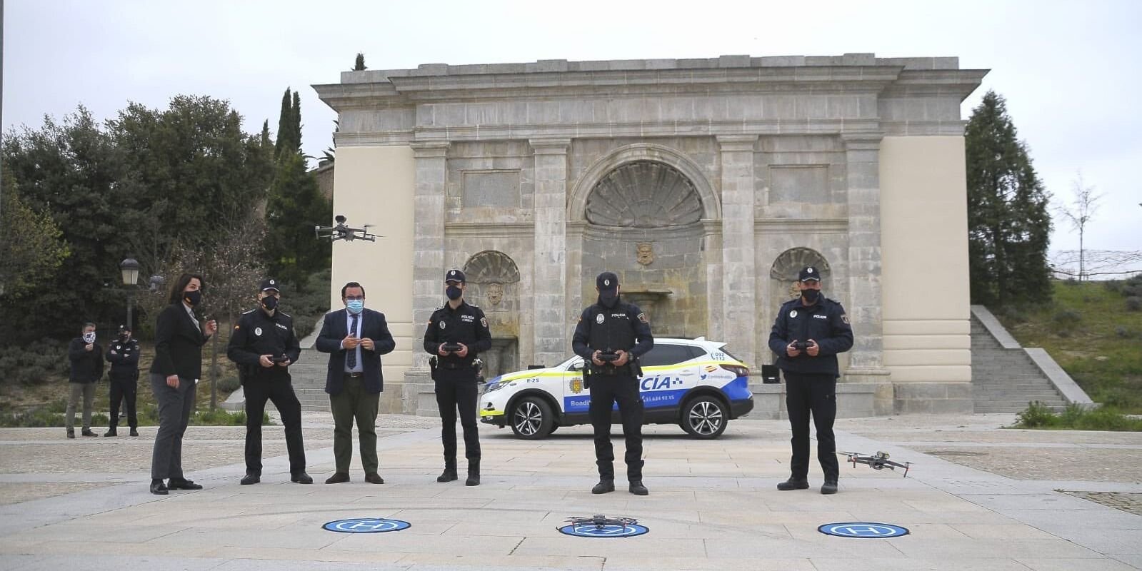 Siete drones para la nueva Unidad de Vigilancia Aérea de la Policía Local   