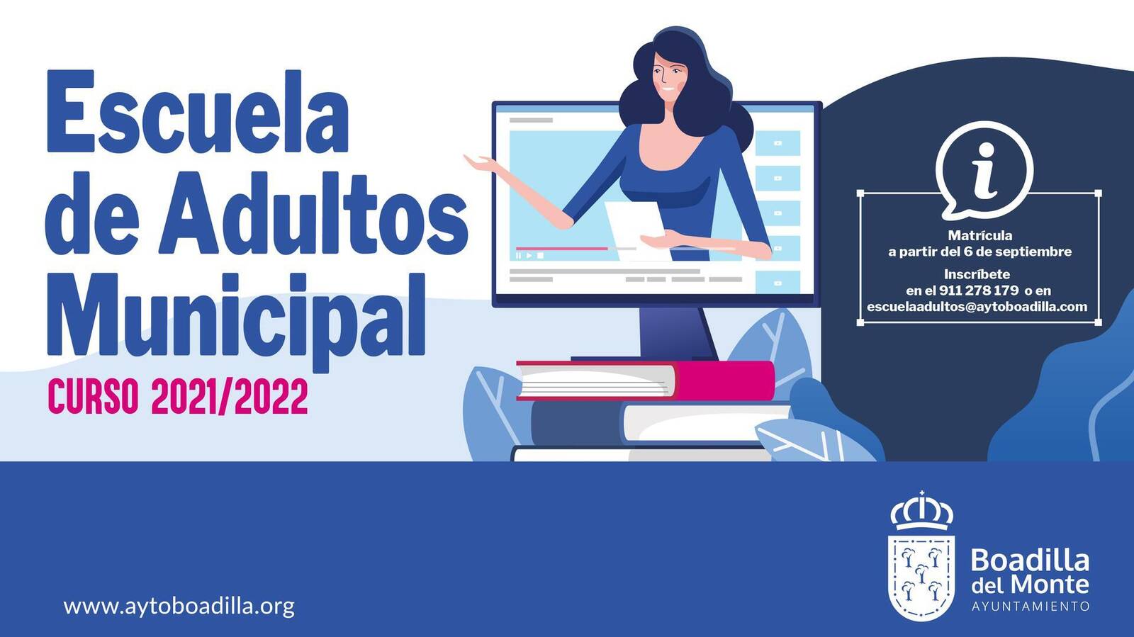 La Escuela de Adultos de Boadilla abre el plazo de inscripción de sus enseñanzas abiertas