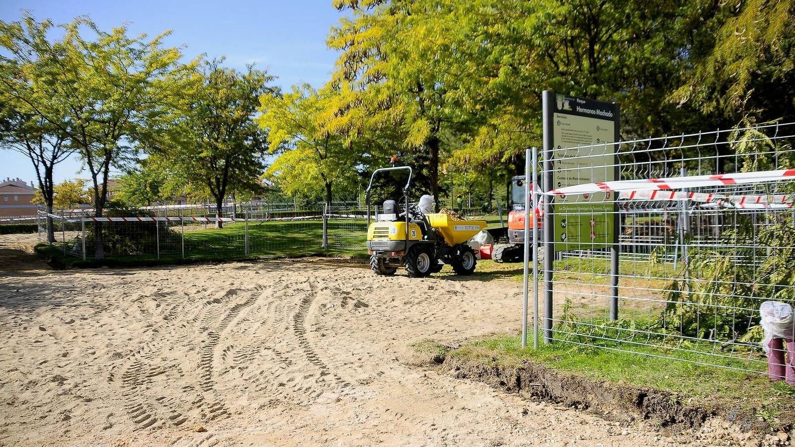 El Ayuntamiento comienza la renovación integral del parque Hermanos Machado 