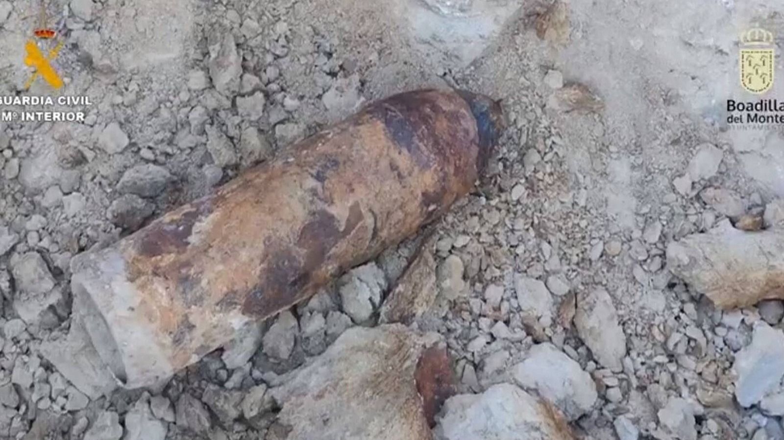 La Guardia Civil detona una nueva bomba de la Guerra Civil en Boadilla del Monte La Guardia Civil detona una nueva bomba de la Guerra Civil en Boadilla del Monte