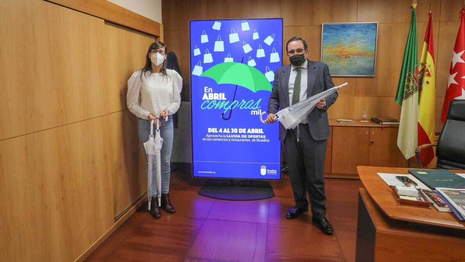 Sesenta establecimientos de Boadilla se suman a la campaña 'En abril, compras mil' Sesenta establecimientos de Boadilla se suman a la campaña 'En abril, compras mil'