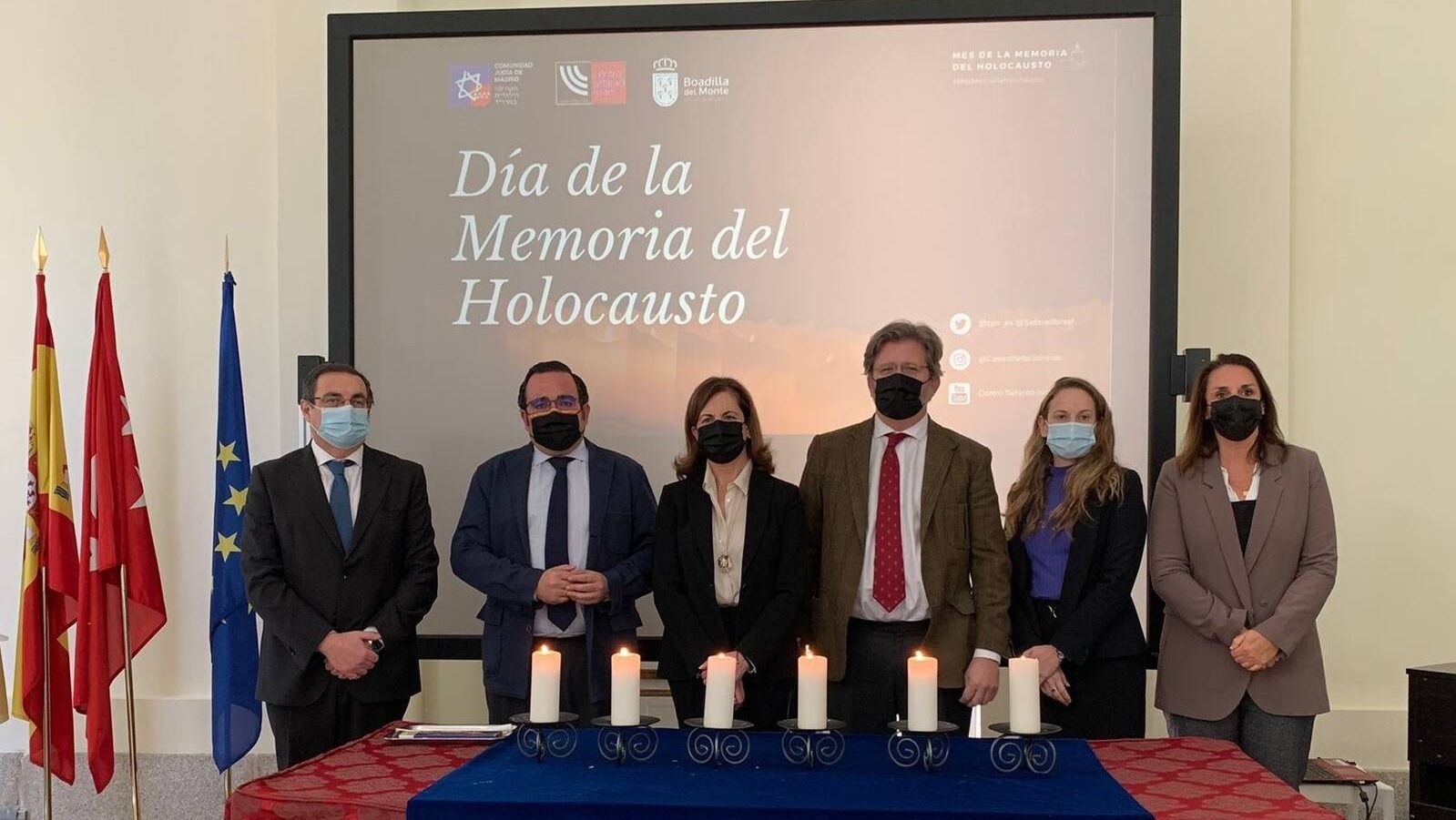 Boadilla y la Comunidad Judía de Madrid recuerdan a las víctimas del Holocausto Boadilla y la Comunidad Judía de Madrid recuerdan a las víctimas del Holocausto