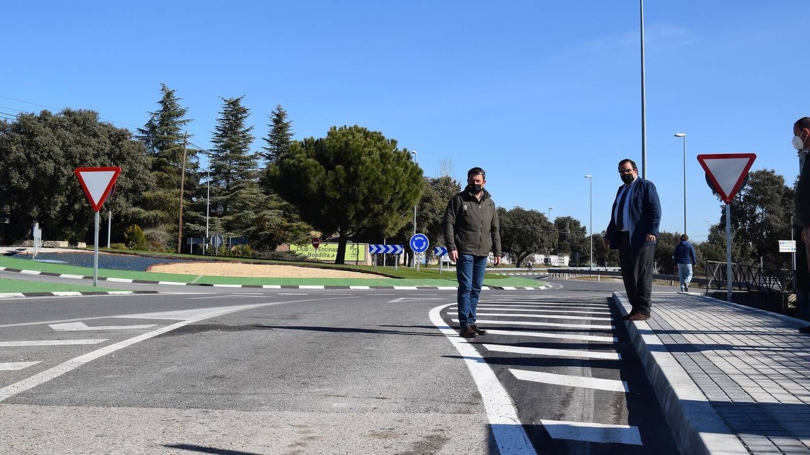 Boadilla mejora la salida de la vía de servicio de la M-513