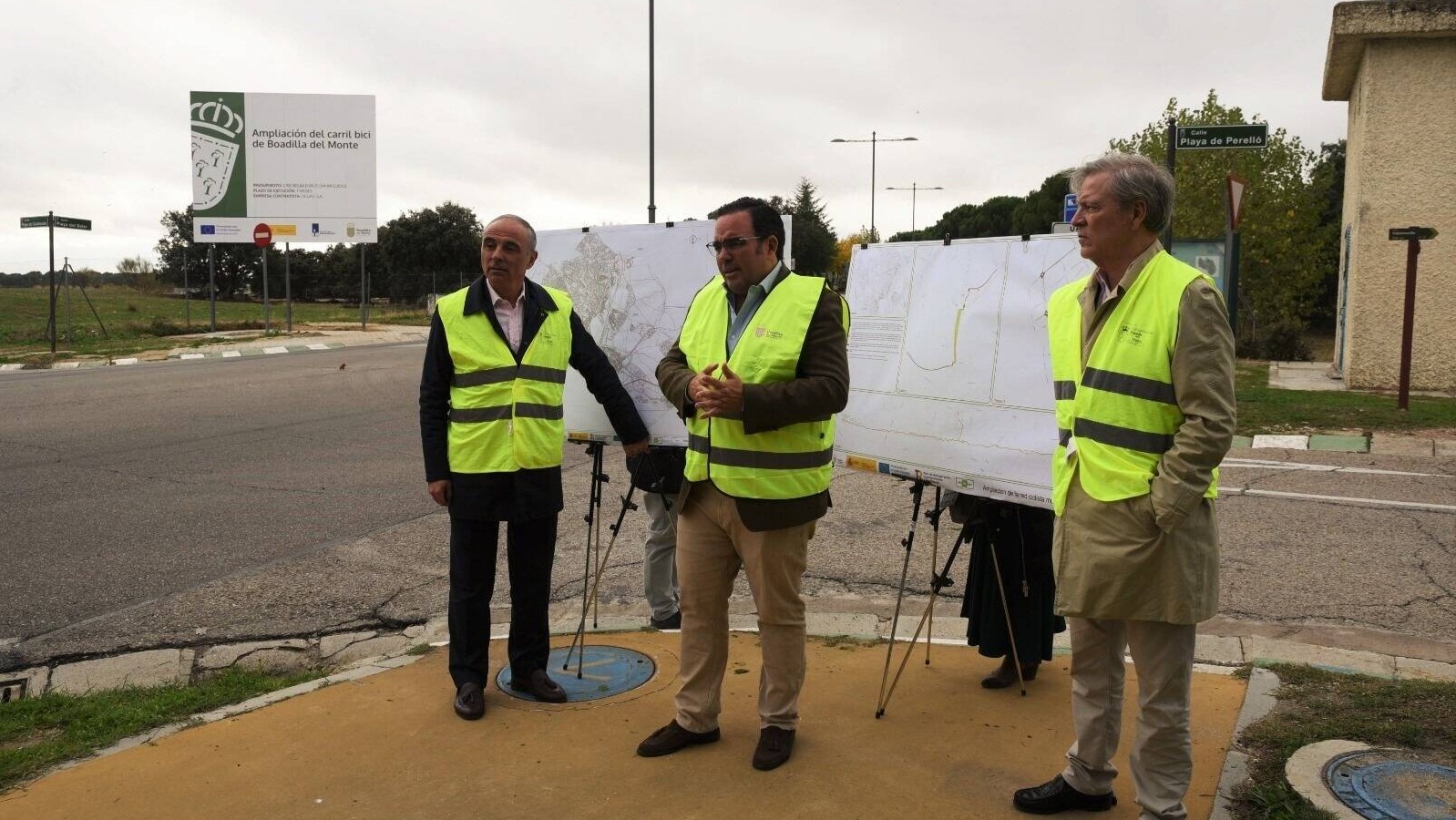 Tres nuevos tramos en la primera fase de la ampliación del carril bici de Boadilla