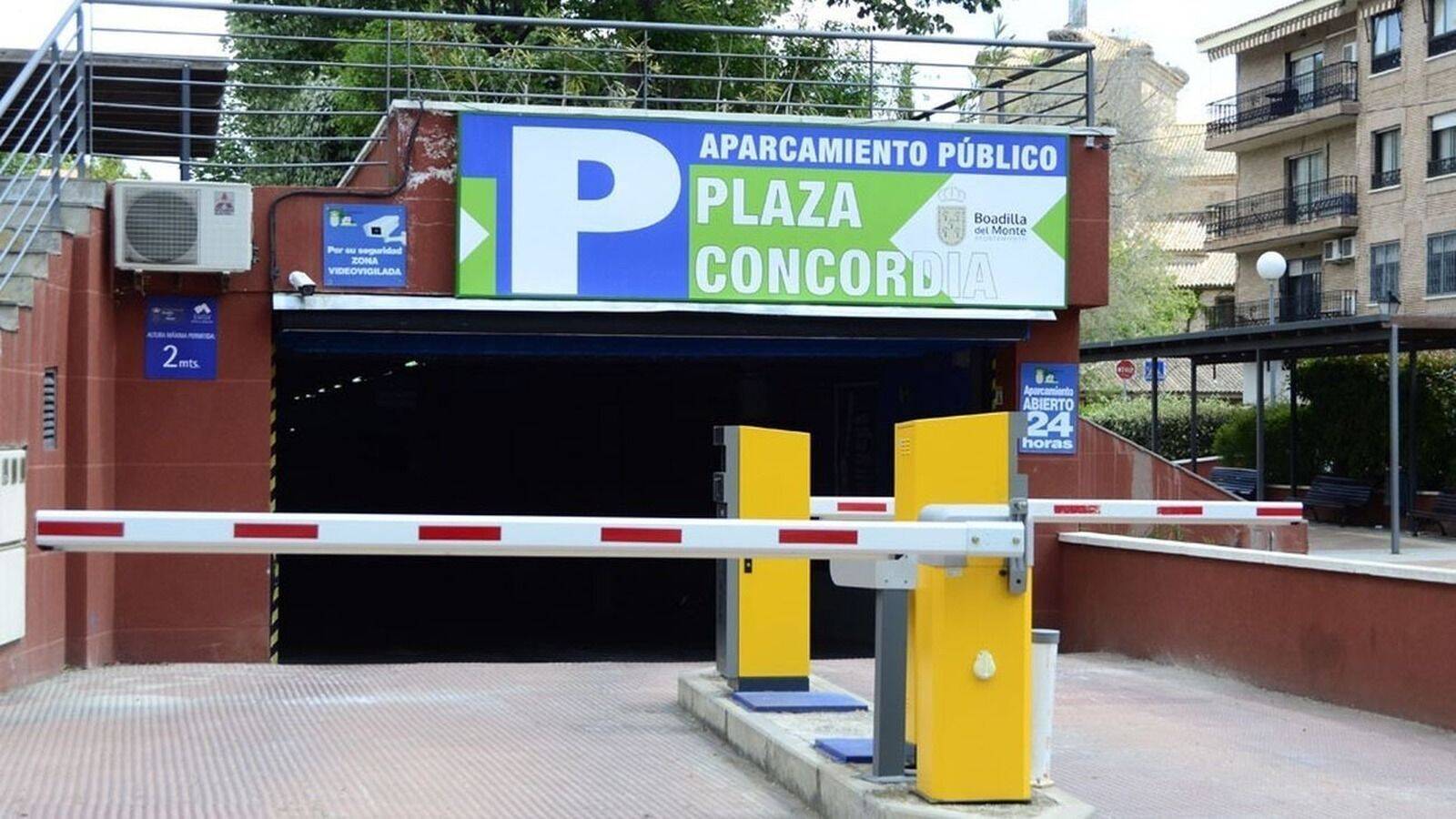 El aparcamiento municipal de la plaza de la Concordia seguirá siendo gratuito de 10 a 20 horas en 2023