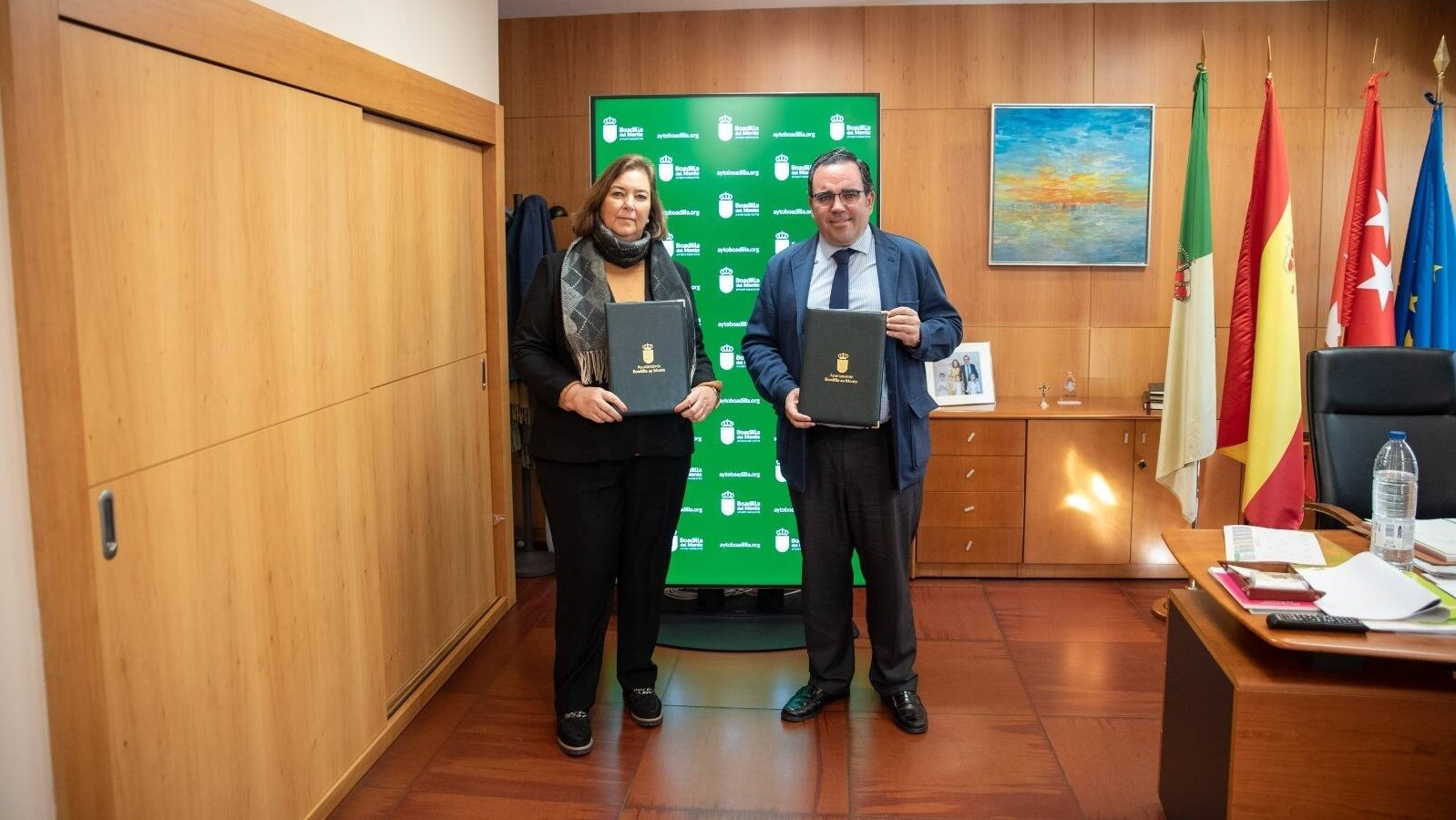 Boadilla renueva convenio con la Asociación Víctimas del Terrorismo Boadilla renueva convenio con la Asociación Víctimas del Terrorismo
