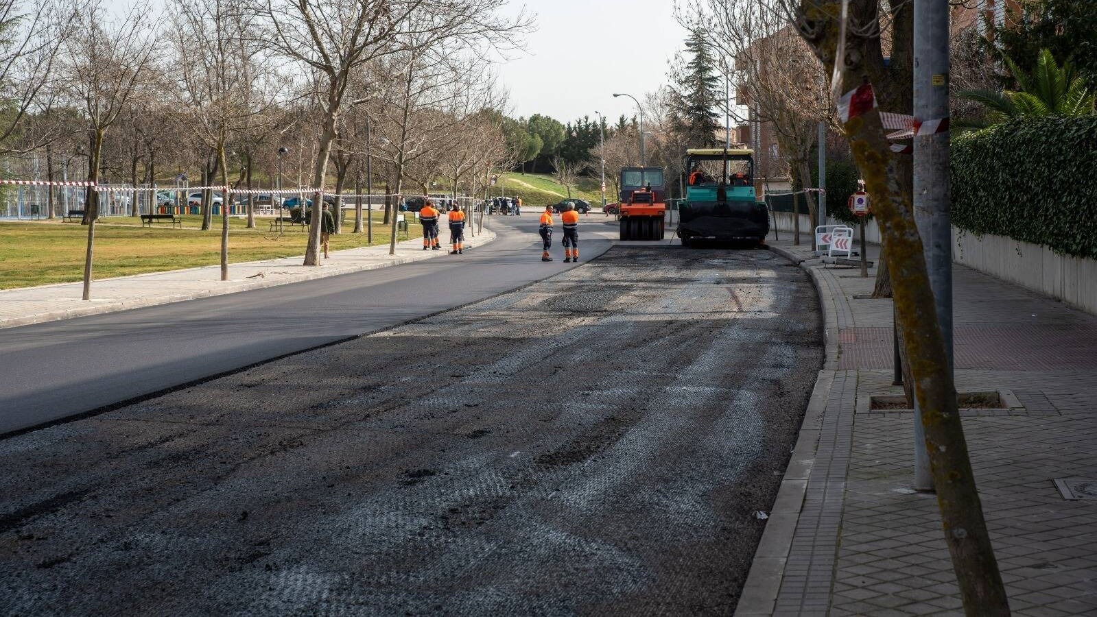 Boadilla reanuda la operación asfalto que continuará los próximos dos meses Boadilla reanuda la operación asfalto que continuará los próximos dos meses