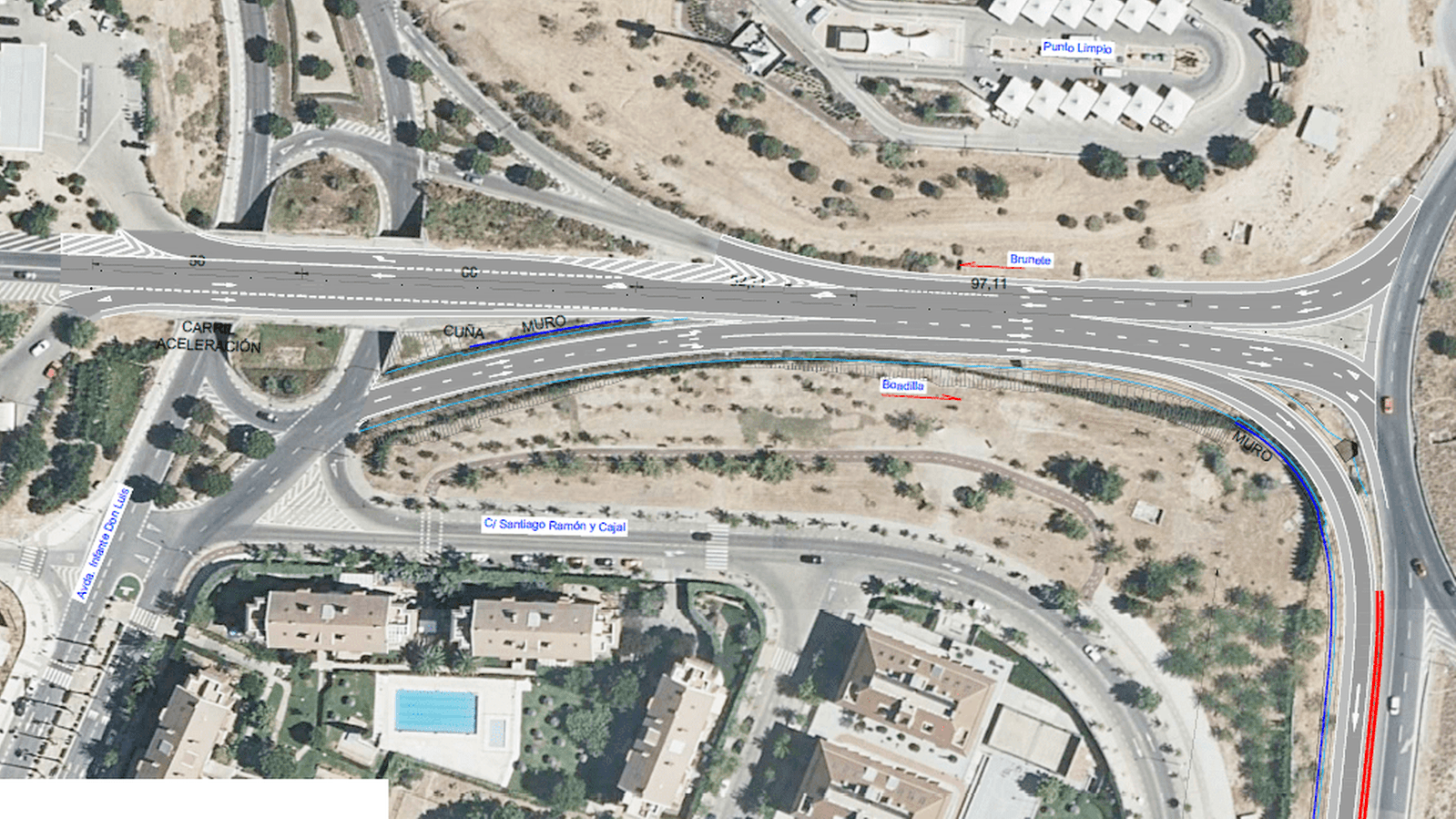 El Ayuntamiento de Boadilla licita las obras del nuevo carril de incorporación a la M-50