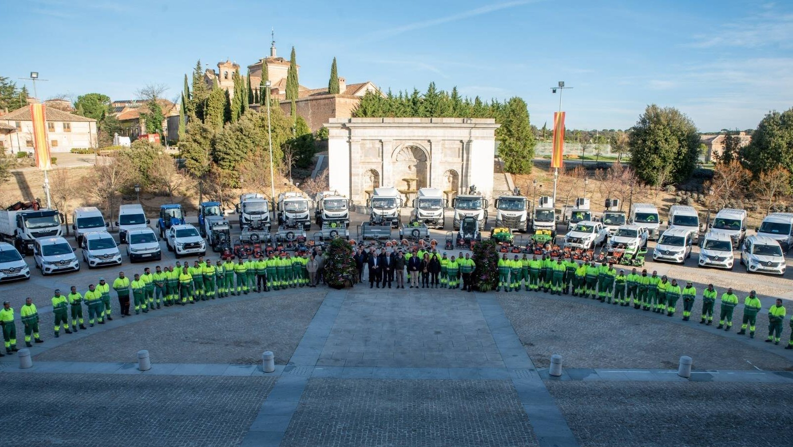 Boadilla refuerza sus medios humanos y materiales para mantener los parques y jardines