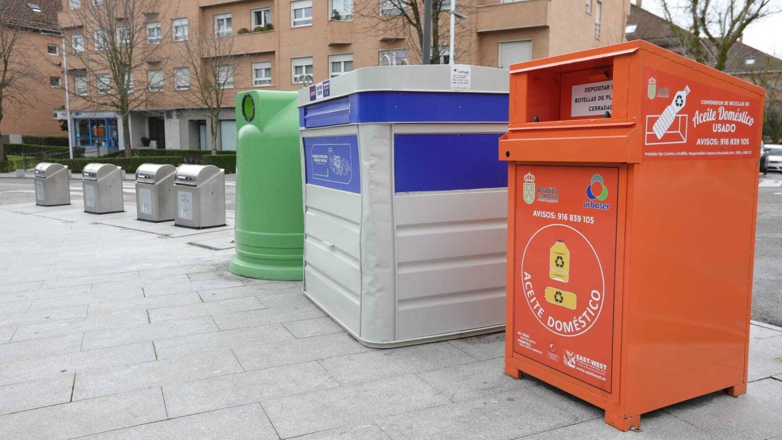 Boadilla incrementa el reciclado de residuos gracias a la instalación de nuevos puntos de recogida