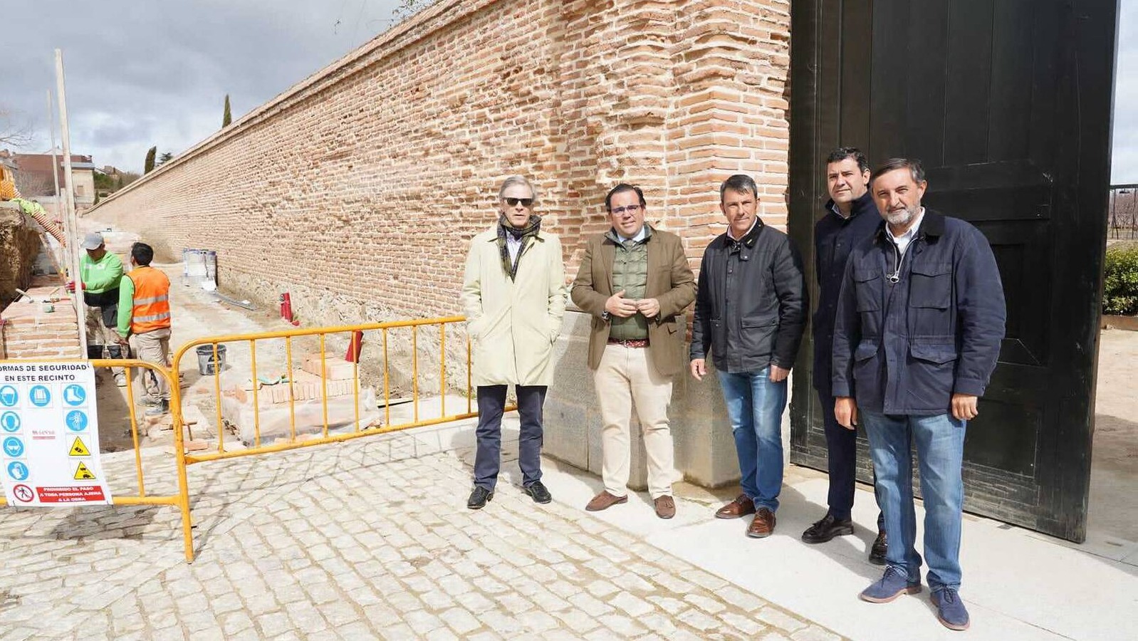 La entrada de las Huertas del Palacio contará con una rampa para facilitar la accesibilidad