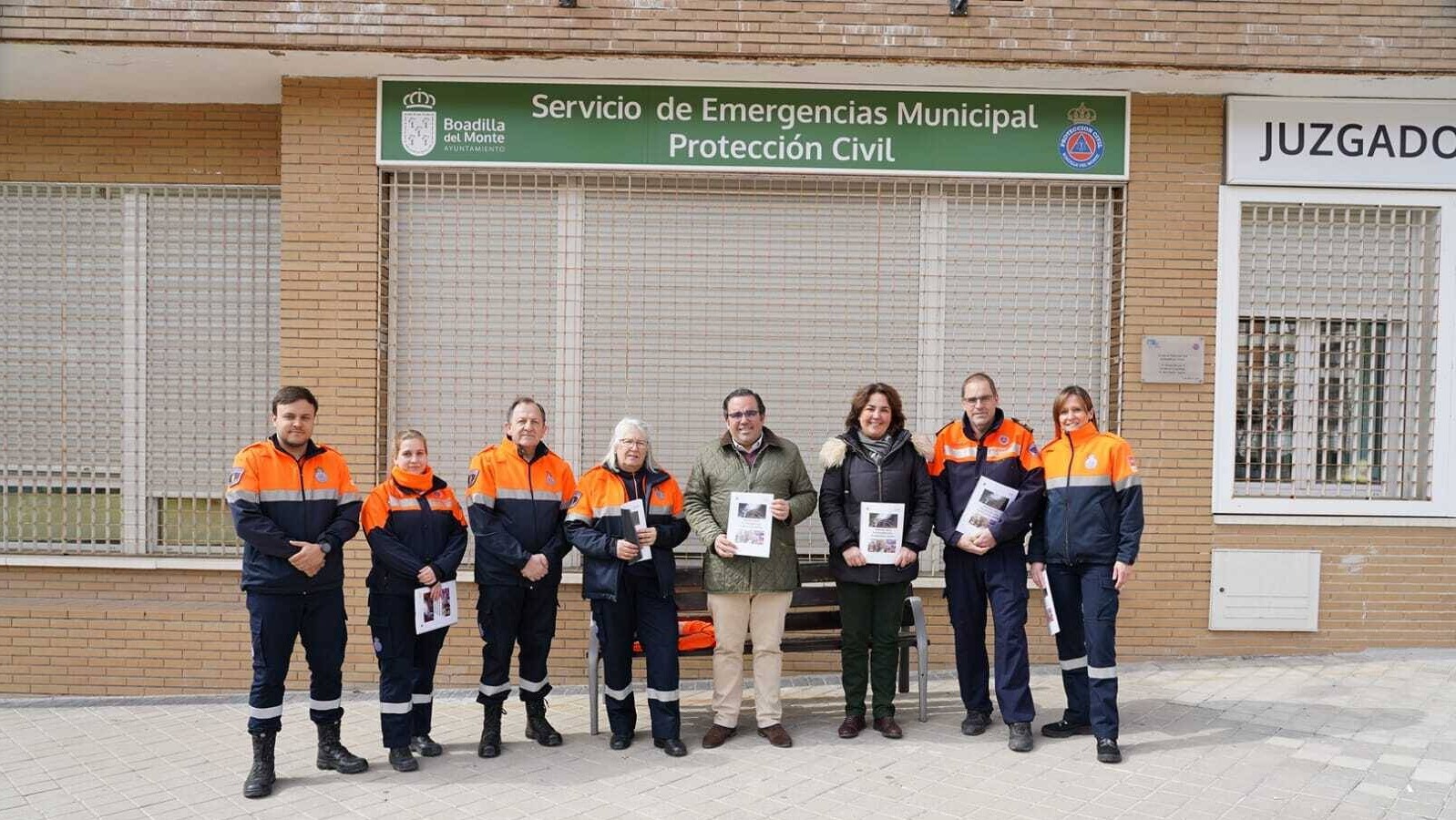 Protección Civil de Boadilla realizó 2.124 intervenciones el pasado año