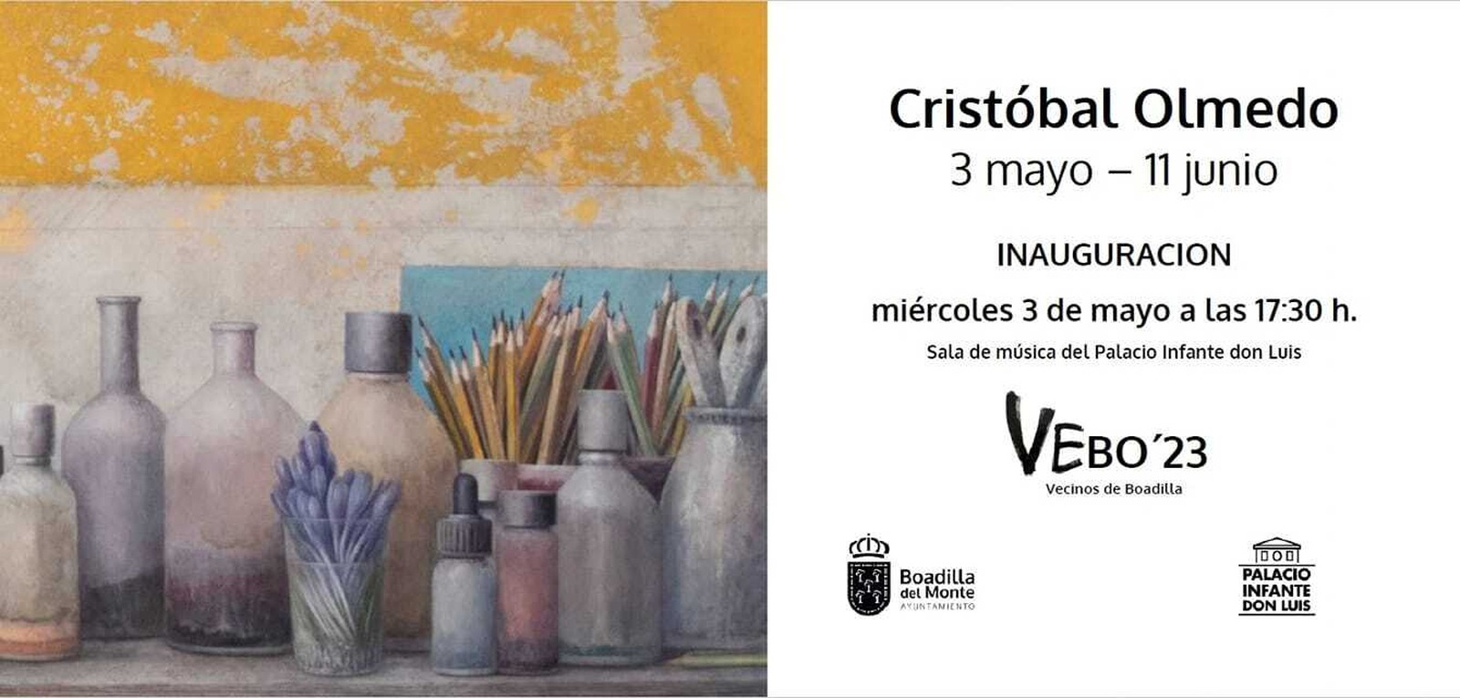 El Palacio de Boadilla presenta la exposición VEBO hasta el 11 de junio El Palacio de Boadilla presenta la exposición VEBO hasta el 11 de junio