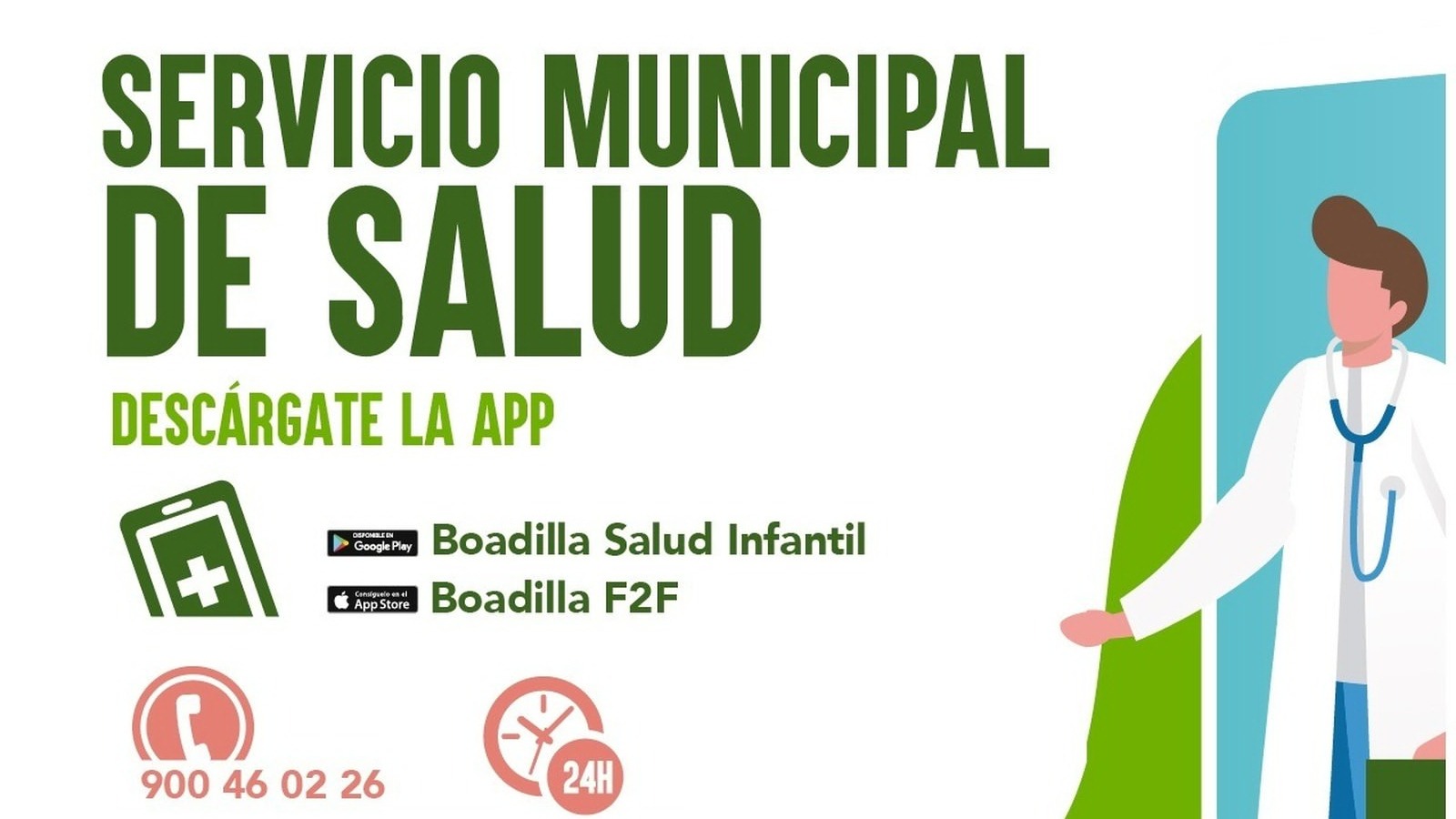 1.759 usuarios se benefician del Servicio Municipal de Salud Infantil en Boadilla
