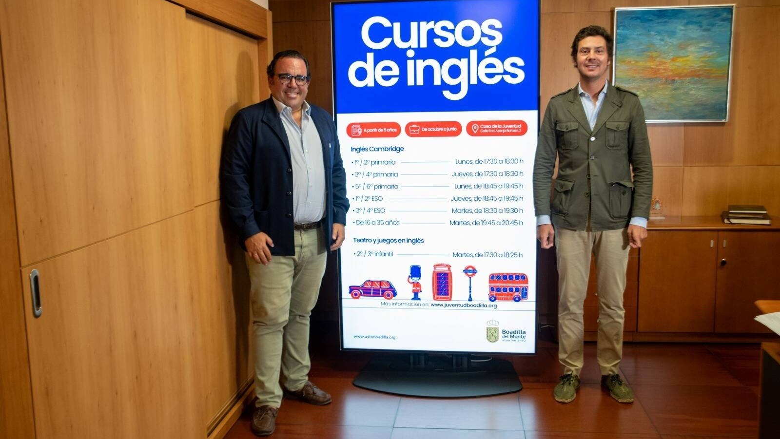 Boadilla abre el plazo para los cursos de programación y de ingles método Cambridge