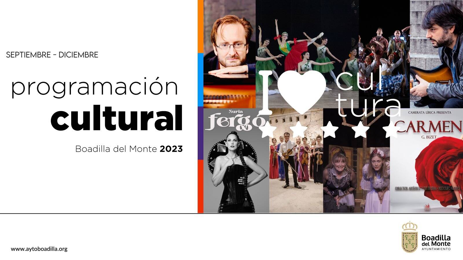 Programación cultural para el último trimestre del año en Boadilla del Monte Programación cultural para el último trimestre del año en Boadilla del Monte