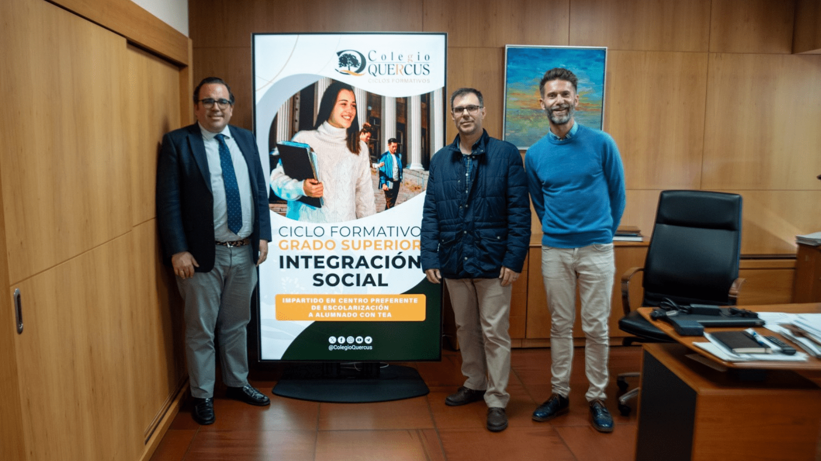El colegio Quercus ofrecerá un ciclo formativo de grado superior de integración social El colegio Quercus ofrecerá un ciclo formativo de grado superior de integración social
