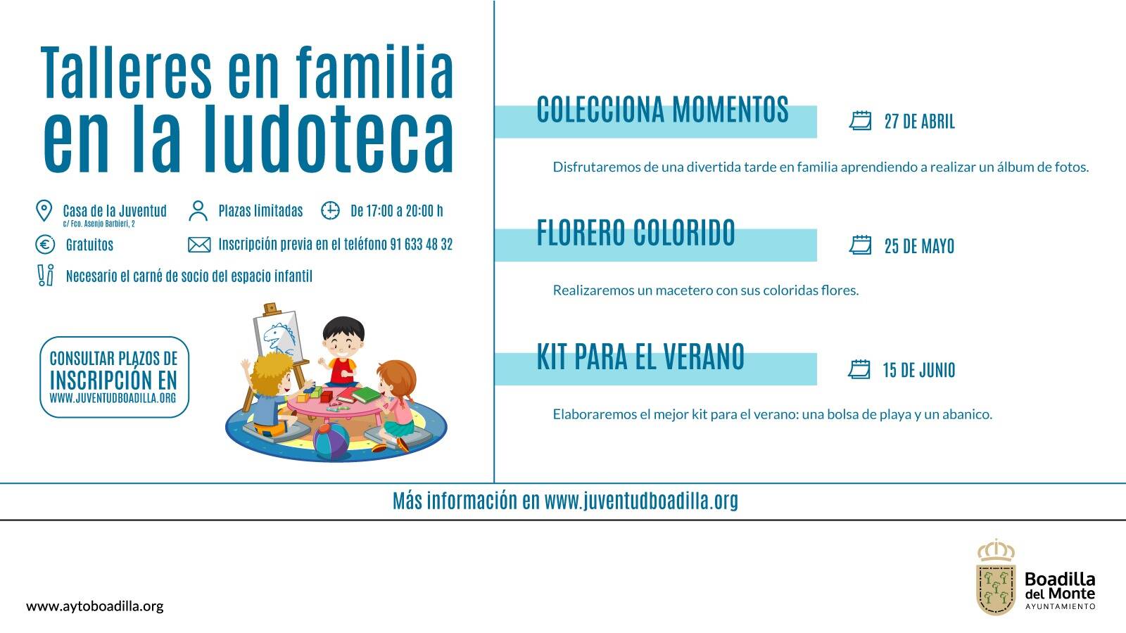 Talleres en familia en Boadilla del Monte